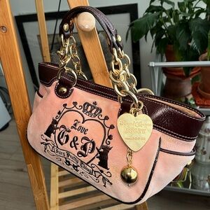 Y2K Juicy Couture "Pretty Thing" Mini Velour Bag